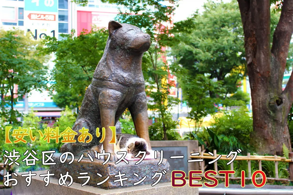 【安い料金あり】渋谷区のハウスクリーニングおすすめランキングBEST10